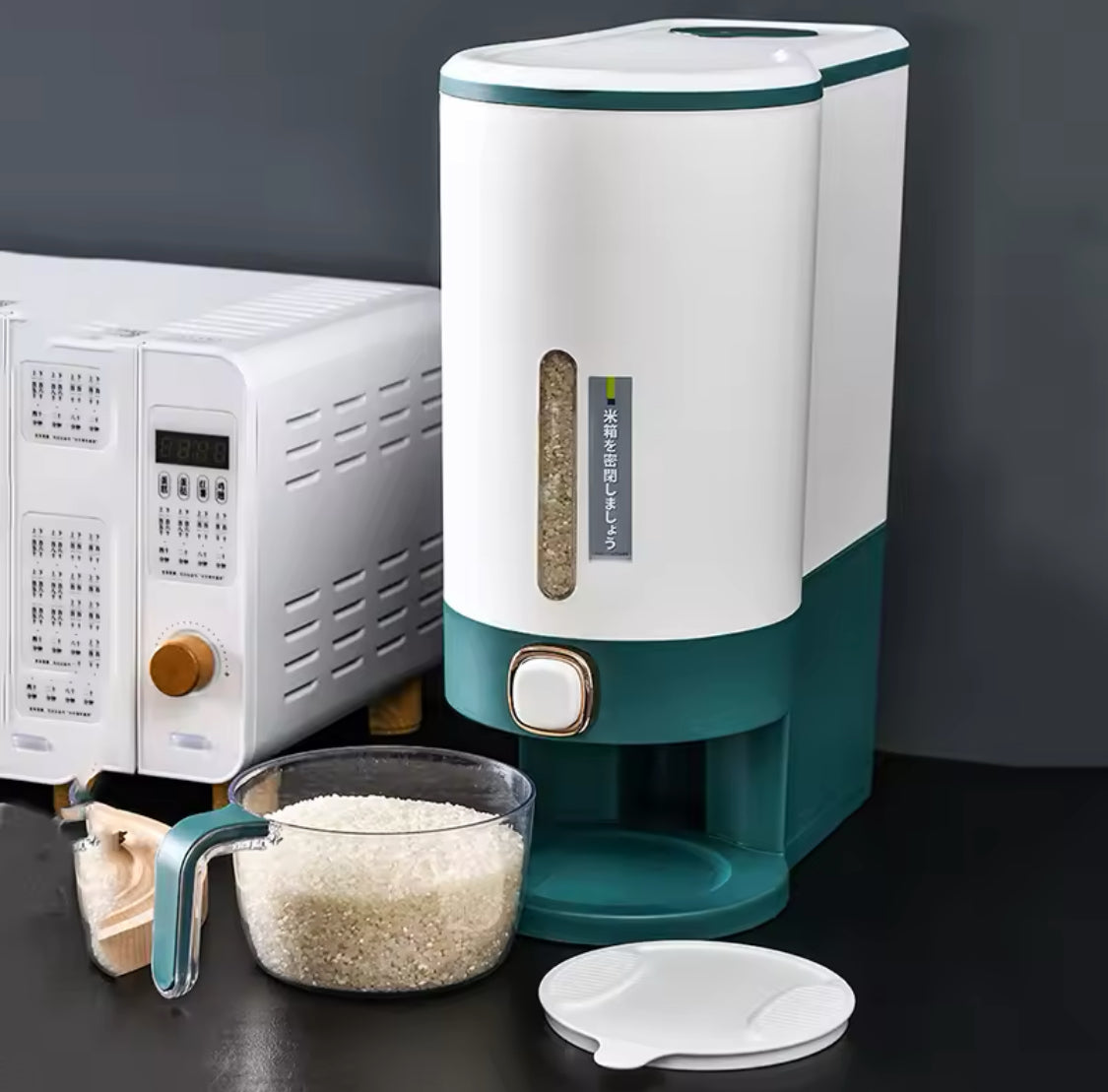 Insect Proof Press Type Cereal Dispenser, Rice Storage Box, Moisture Proof Rice Storage Container Insect Proof Press Type Cereal Dispenser, Rice Storage Box, Moisture Proof Rice Storage Container